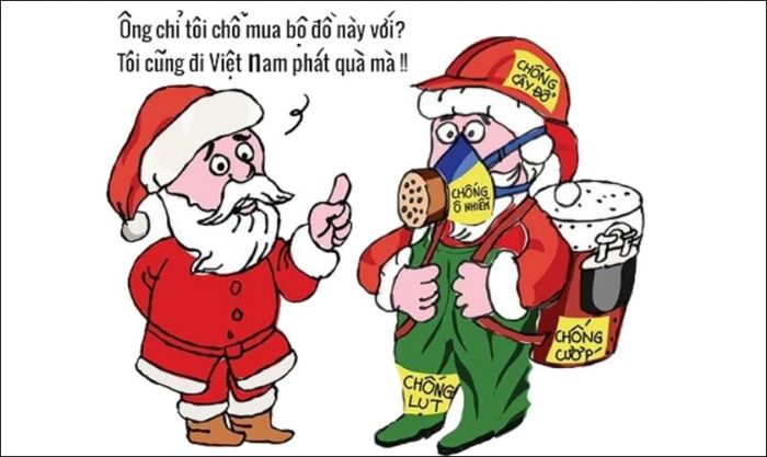 Ông già Noel dễ thương