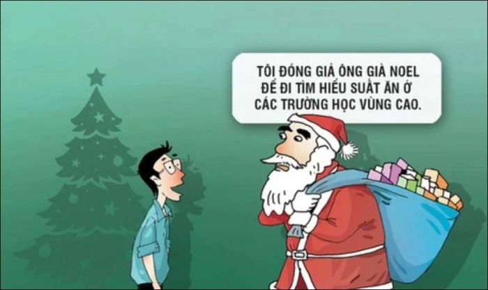 Giáng Sinh hoạt hình dễ thương và ngộ nghĩnh