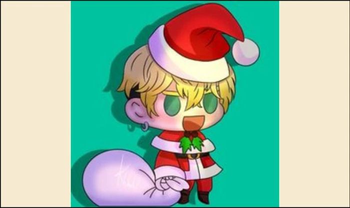 Avatar Giáng Sinh anime nhân vật nam cực kỳ đáng yêu