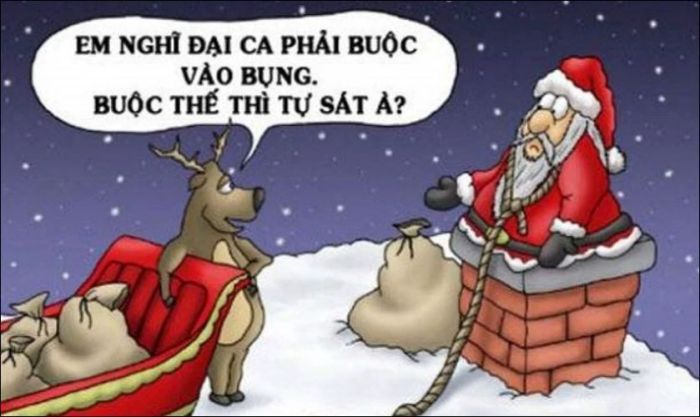Ông già Noel hài hước