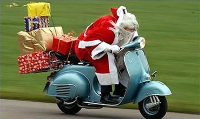 Ông già Noel lái xe