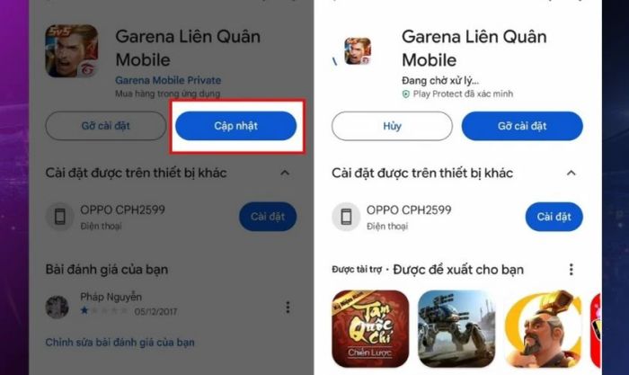 Hướng dẫn cập nhật Tết Liên Quân 2025
