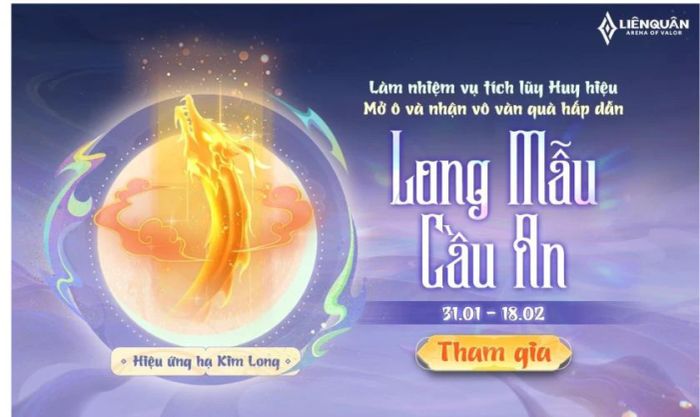 Sự kiện Tết Liên Quân: Long mẫn cầu an