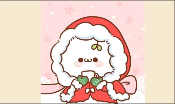 Avatar Giáng Sinh chibi đáng yêu và cực kỳ ấn tượng