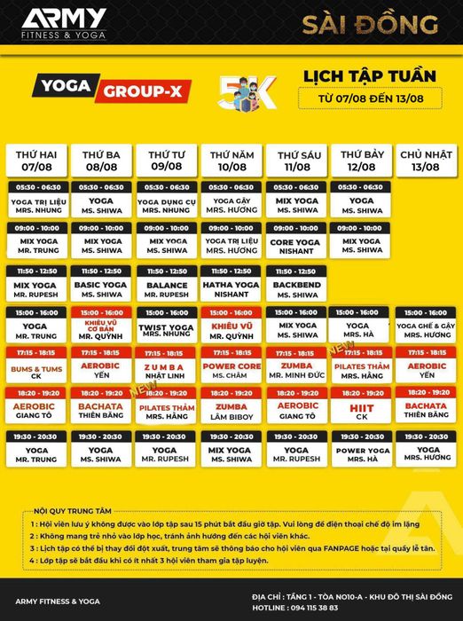 Army Fitness & Yoga Long Bien Image 1