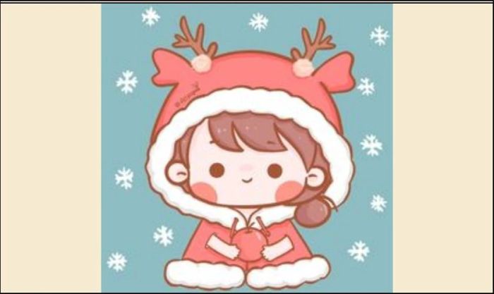 Avatar Giáng Sinh cô bé đáng yêu và ngộ nghĩnh