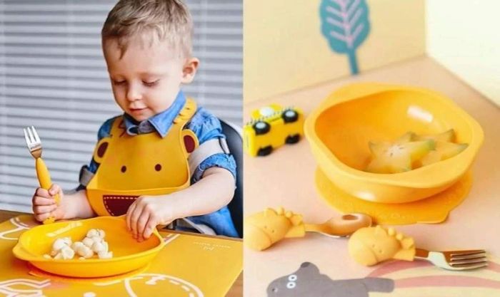 Quà tặng bộ chén ăn dặm cho bé dịp Giáng sinh