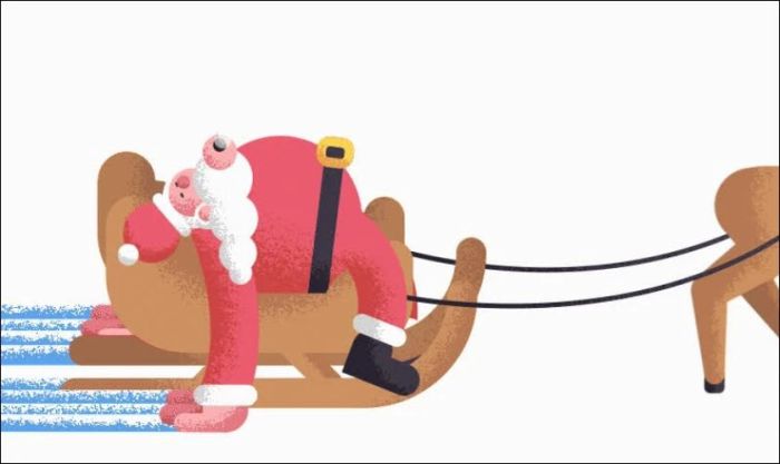 GIF Giáng Sinh với những khoảnh khắc vui nhộn