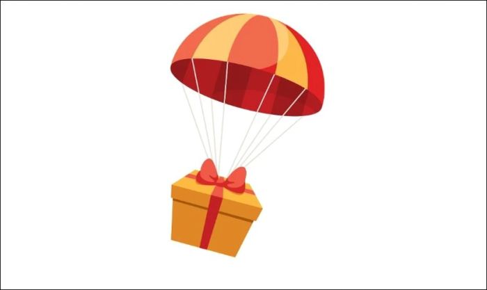 Biểu tượng hộp quà dễ thương phù hợp cho thiết kế Black Friday