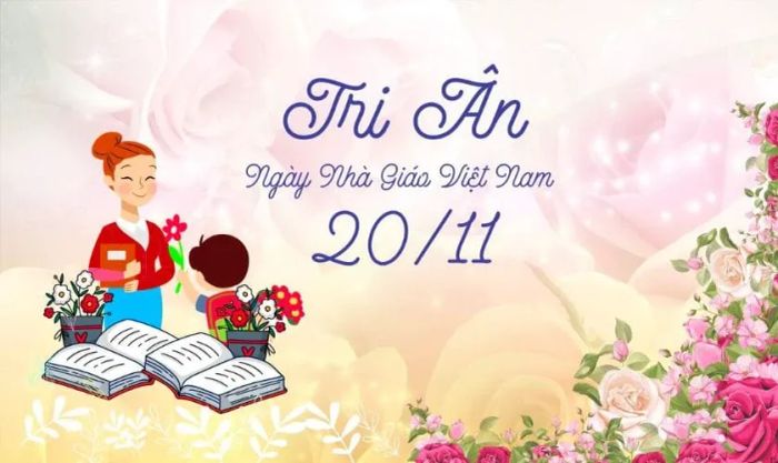 Những phông nền đẹp cho ngày Nhà giáo Việt Nam, phù hợp để trang trí và tôn vinh sự kiện này một cách trang trọng và ấn tượng.