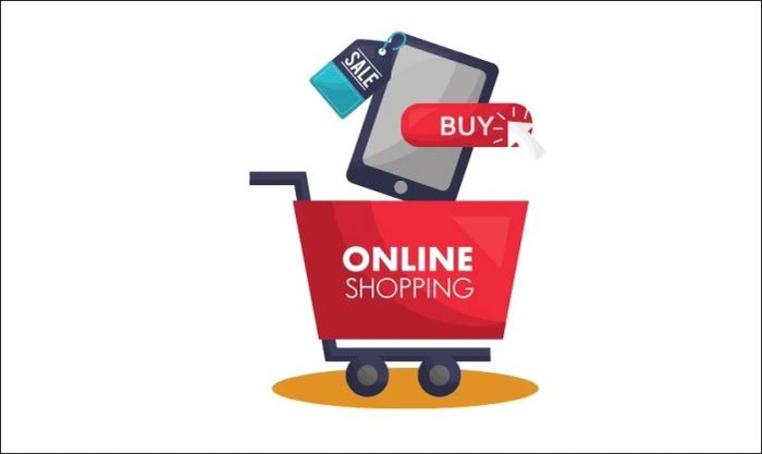 Biểu tượng giỏ hàng dành cho mua sắm trực tuyến