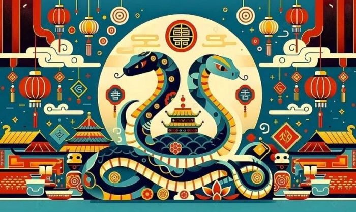 Ảnh nghệ thuật biểu tượng Ất Tỵ 2025