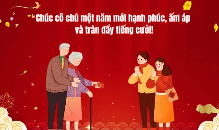 Lời chúc Tết ngắn gọn dành cho bố mẹ người yêu