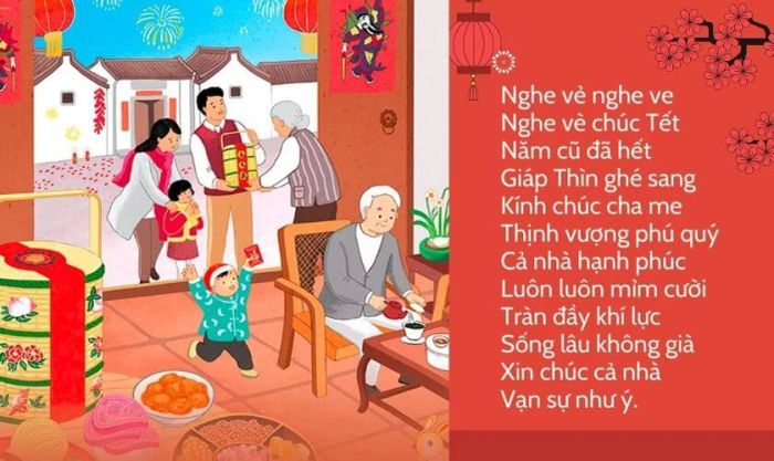 Bài vè chúc Tết cha mẹ