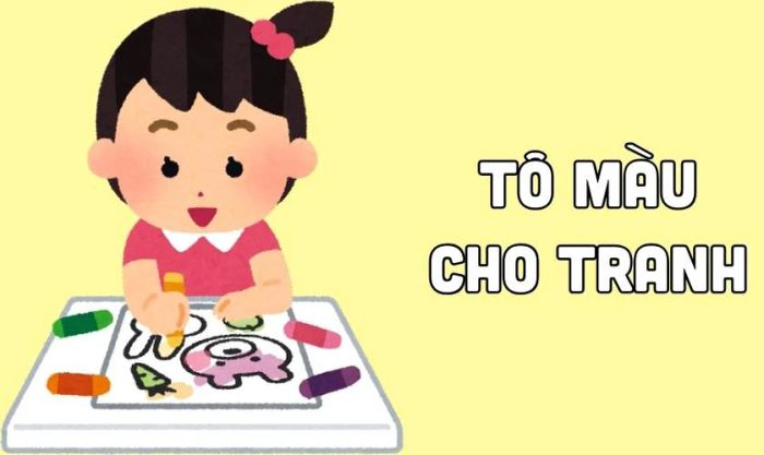 Tô màu cho tranh vẽ