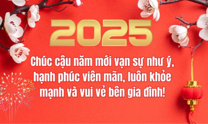 Những câu chúc Tết dành riêng cho cậu