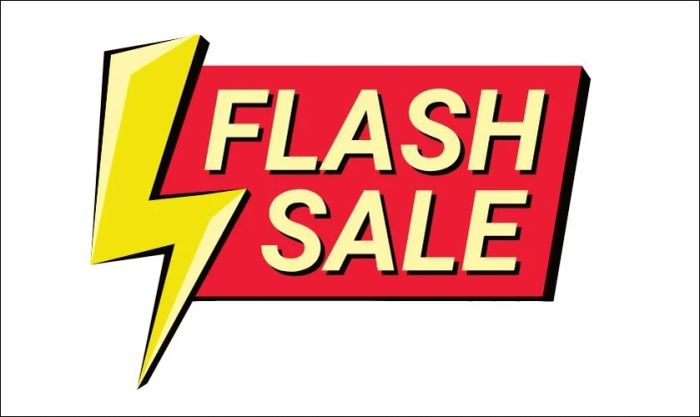 Biểu tượng flash sale dành riêng cho Black Friday