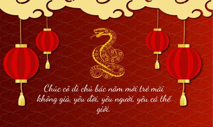 Tuyển tập những lời chúc Tết dành cho cô chú dì dượng ý nghĩa nhất
