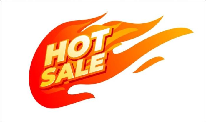 Icon hot sale được thiết kế với hình ngọn lửa ấn tượng