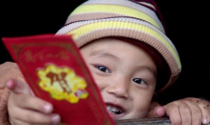 Hình ảnh Tết với những bao lì xì đáng yêu