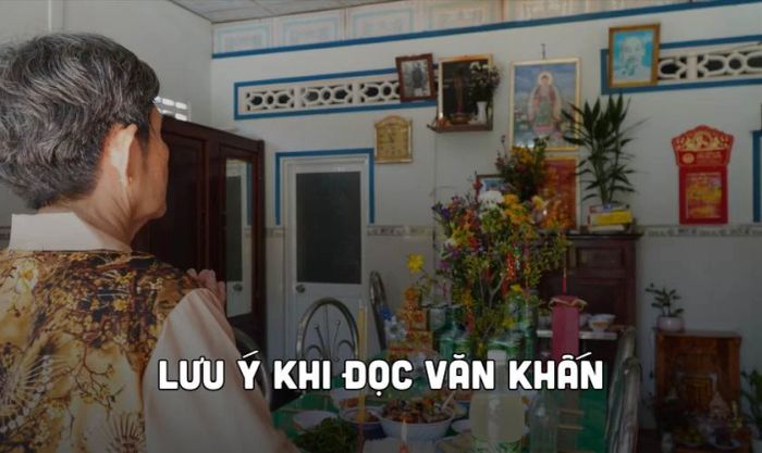 Những lưu ý khi đọc văn khấn