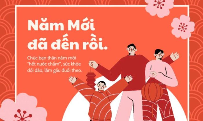 STT chúc Tết kèm ảnh cho dịp năm mới