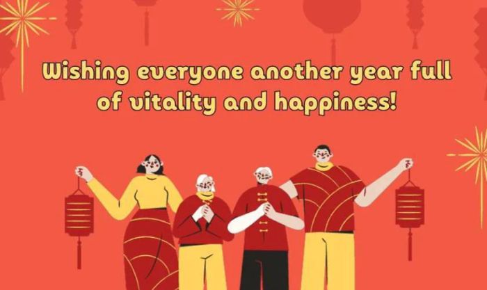 Những câu chúc Tết 2025 bằng tiếng Anh