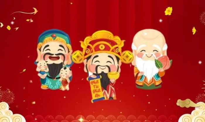 Phúc - Lộc - Thọ phiên bản chibi đáng yêu