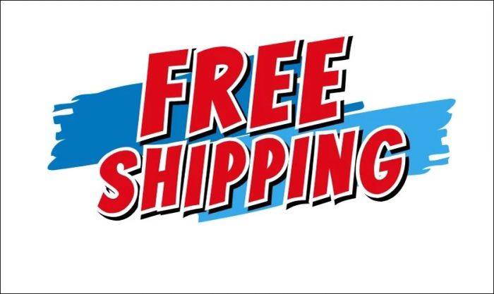 Biểu tượng freeship đơn giản nhưng mang lại hiệu quả cao