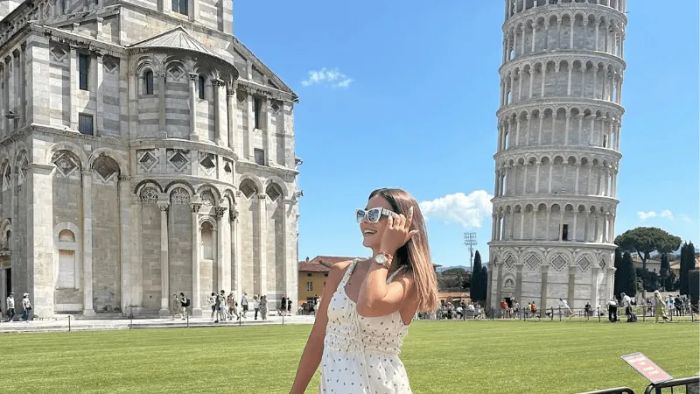Summer at the Leaning Tower of Pisa