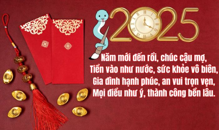 Những bài thơ chúc Tết cậu mợ độc đáo