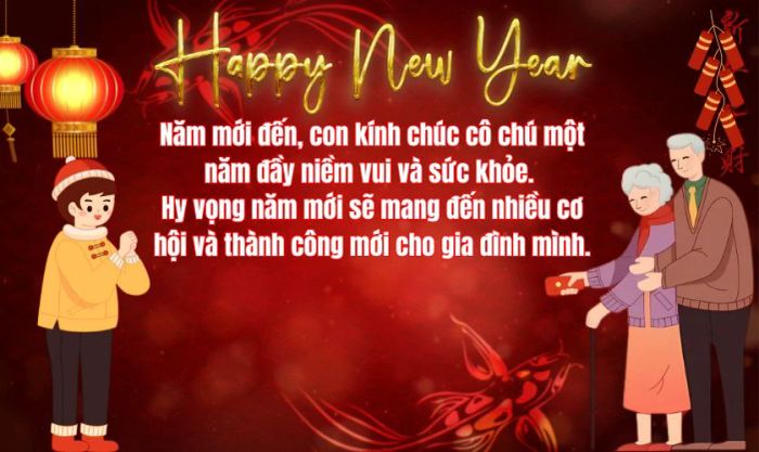 Lời chúc Tết dành cho bố mẹ người yêu hay và ý nghĩa