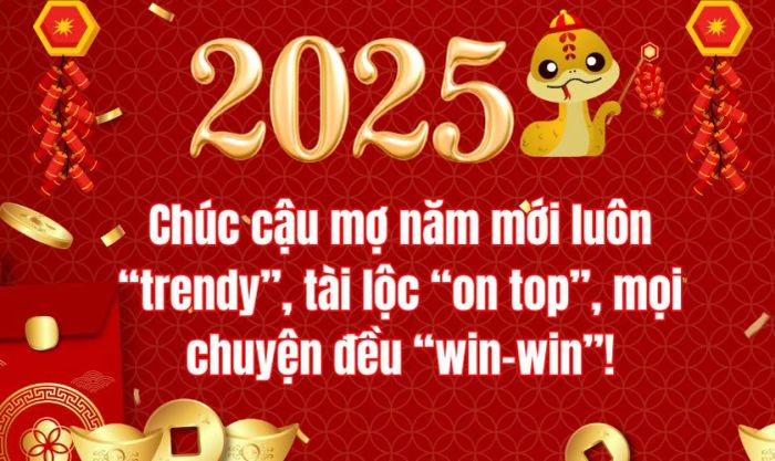 Những câu chúc Tết cậu mợ theo phong cách hiện đại
