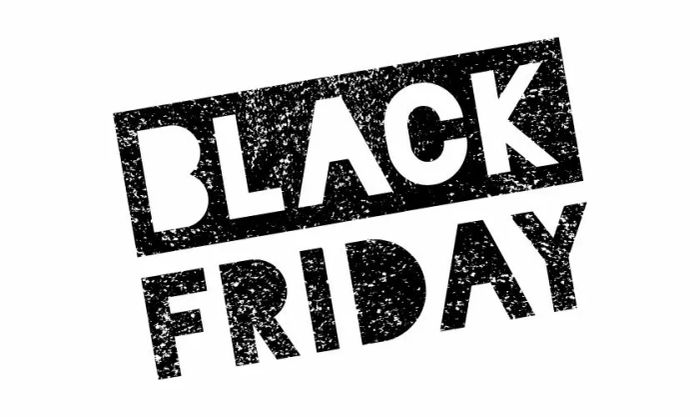Logo Black Friday với thiết kế tối giản nhưng hiệu quả