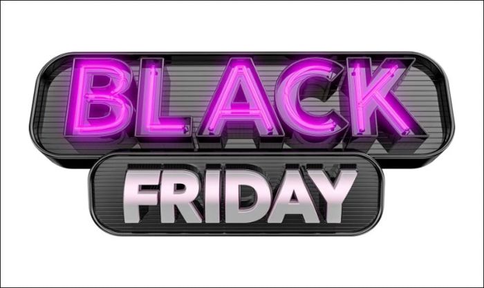 Black Friday với tông màu tím nổi bật