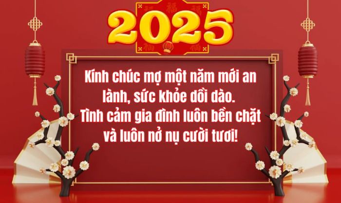 Những câu chúc Tết dành riêng cho mợ