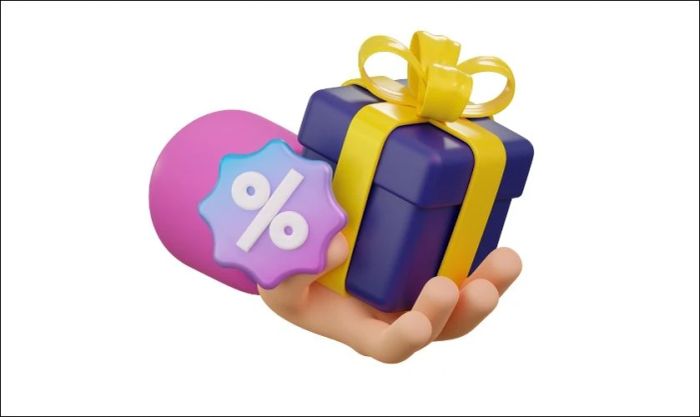 Icon Black Friday với hình ảnh hộp quà tặng độc đáo