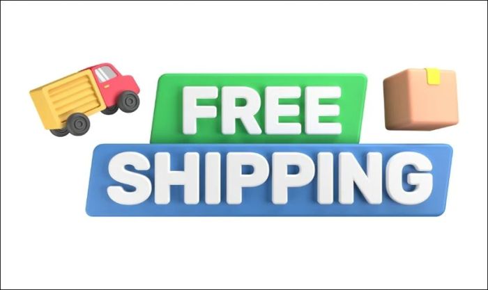 Biểu tượng freeship đẹp mắt và thu hút