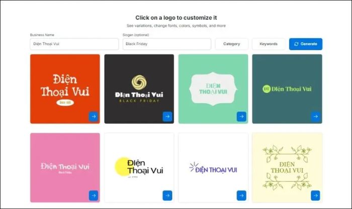 Logo.com là nền tảng rất thân thiện với người dùng