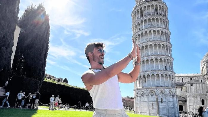 The height of the Leaning Tower of Pisa and its unique features