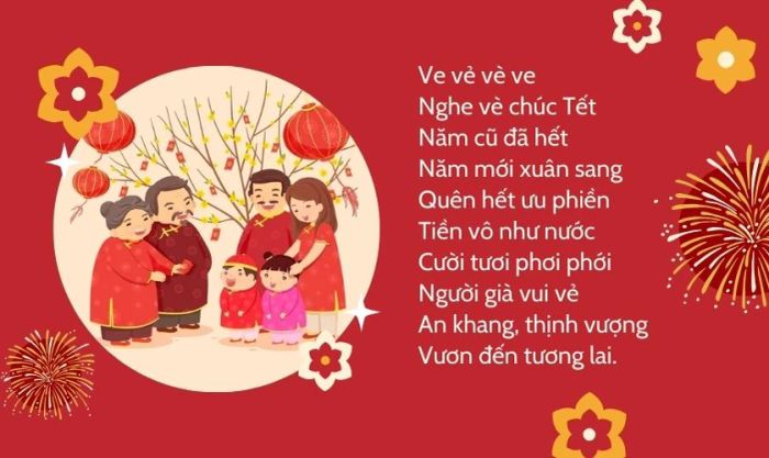 Bài vè chúc Tết ông bà