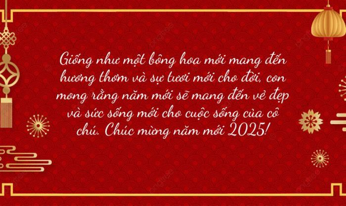 Những lời chúc Tết dành cho cô dì chân thành và đầy may mắn