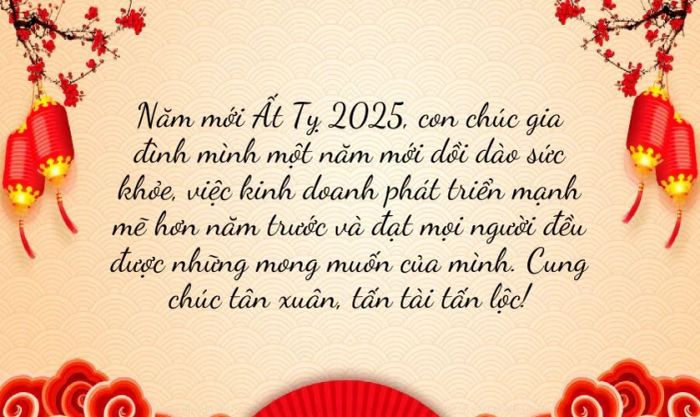 Tuyển tập những mẫu câu chúc Tết cô chú hay và ý nghĩa nhất năm 2025