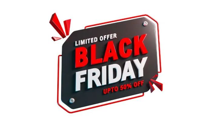 Logo Black Friday được thiết kế chuyên nghiệp và tinh tế