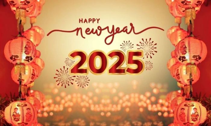Hình nền Tết 2025 đơn giản nhưng đẹp mắt