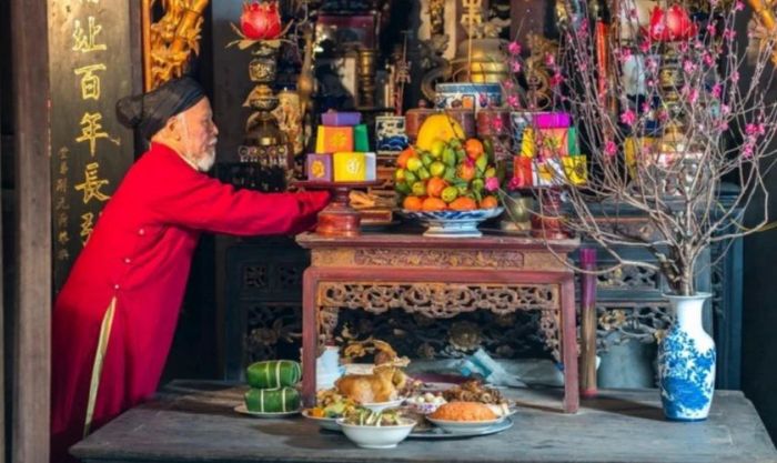 Hình ảnh trang trí và dọn dẹp nhà cửa để đón Tết