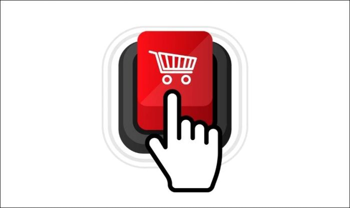 Icon Black Friday với thông điệp click buy