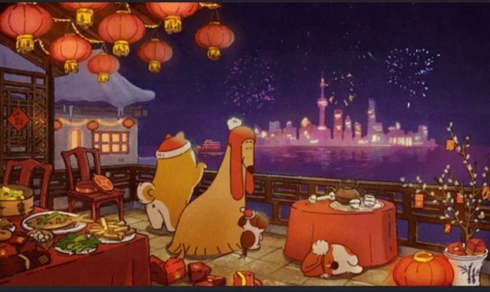 Hình nền xuân Ất Tỵ dành cho máy tính