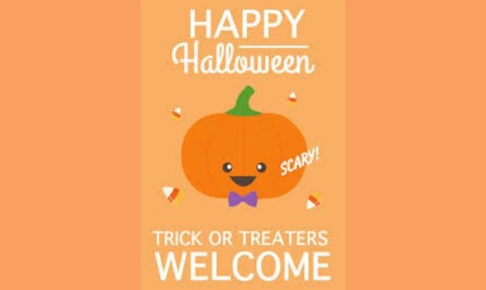 Poster Halloween rùng rợn, đáng sợ