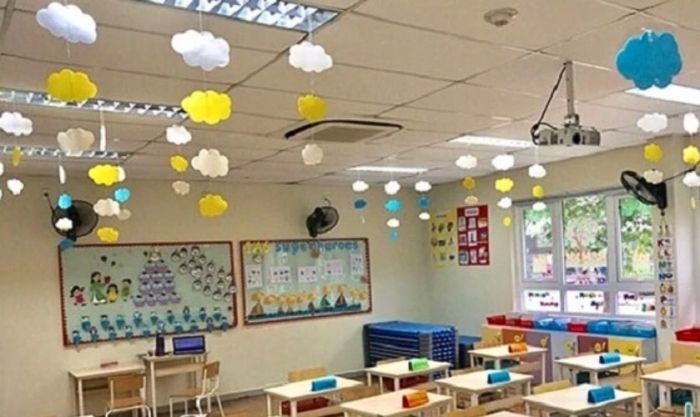 Decor bong bóng sáng tạo cho lớp học